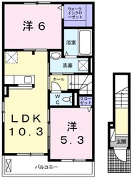 コンフォートカーサⅠの物件間取画像